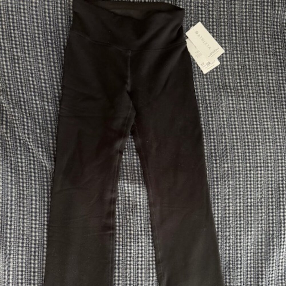 Athleta Altitude Pant in Polartec Power Stretch black XS NWT